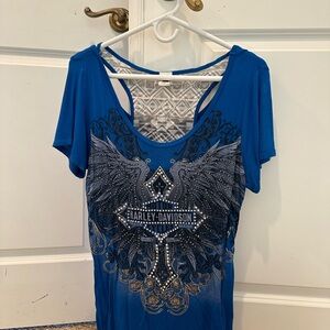 Harley-Davidson Blue Short Sleeve Tee
